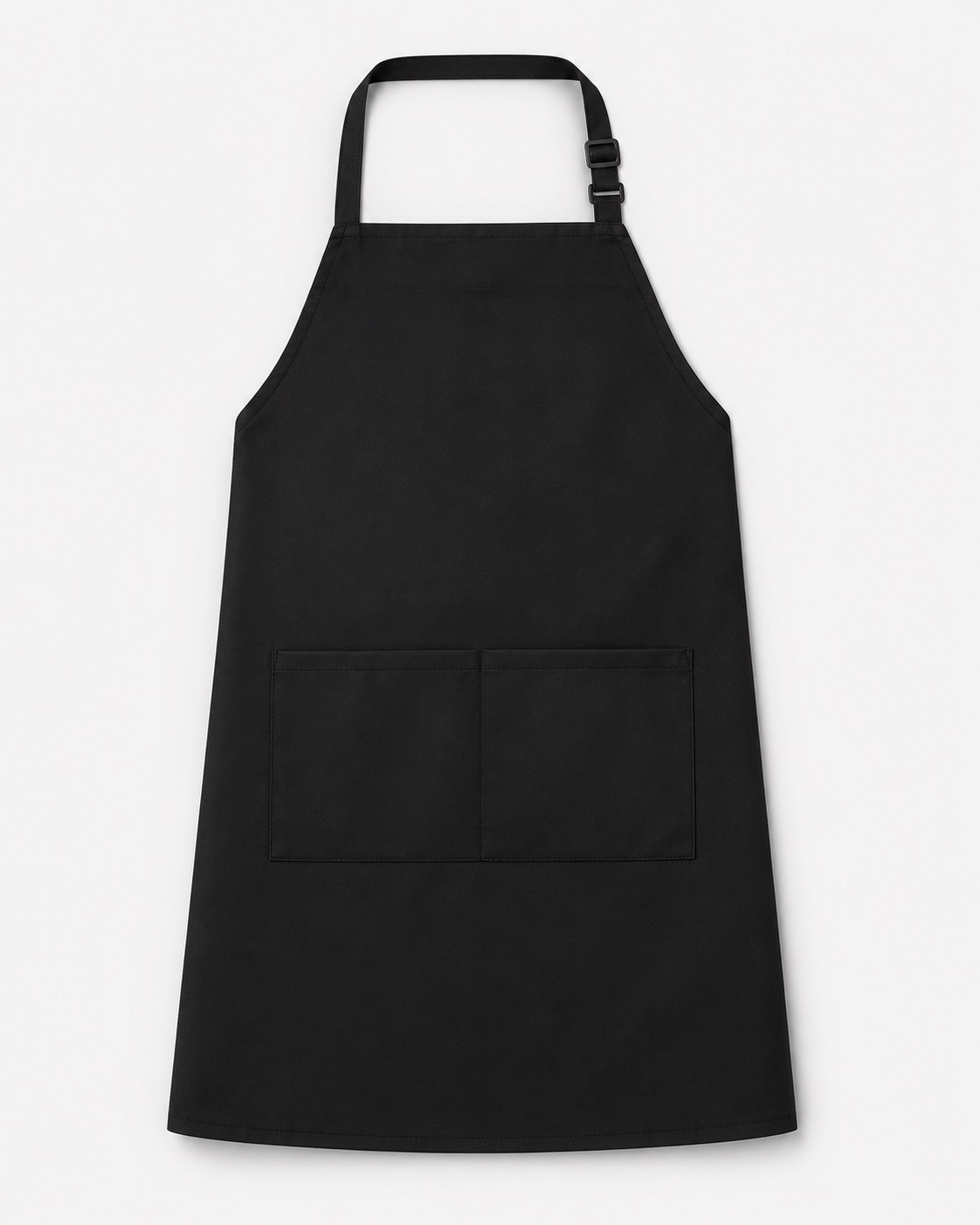 Utopia Kitchen adjustable bib apron with pockets, studio shot