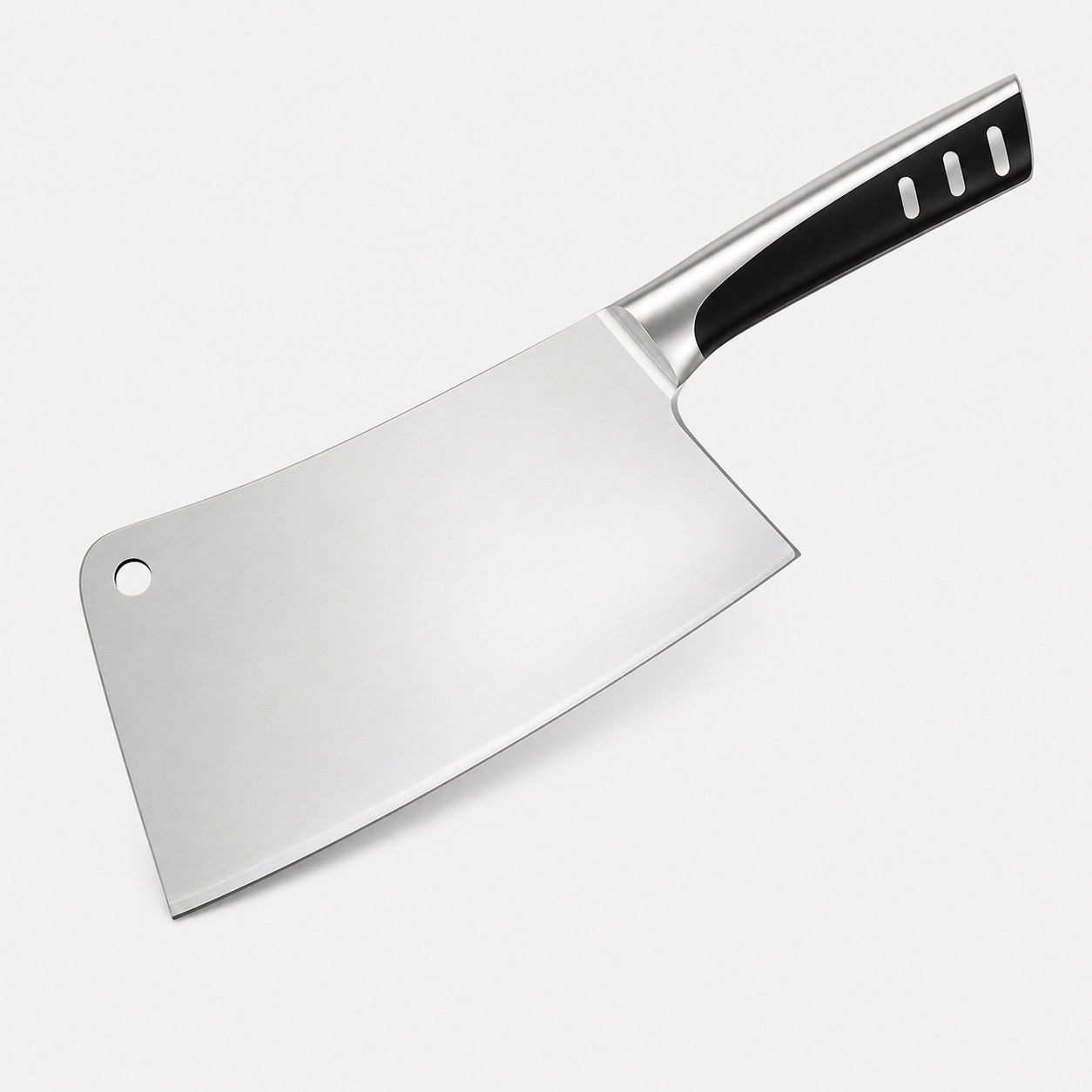 Utopia Kitchen stainless steel cleaver knife, studio shot